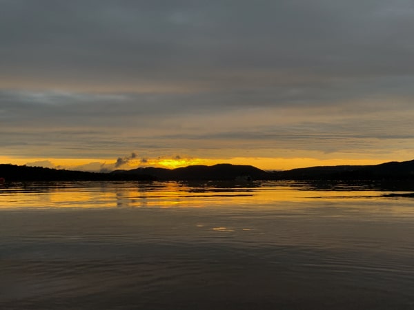 Sunset on Fourth Lake