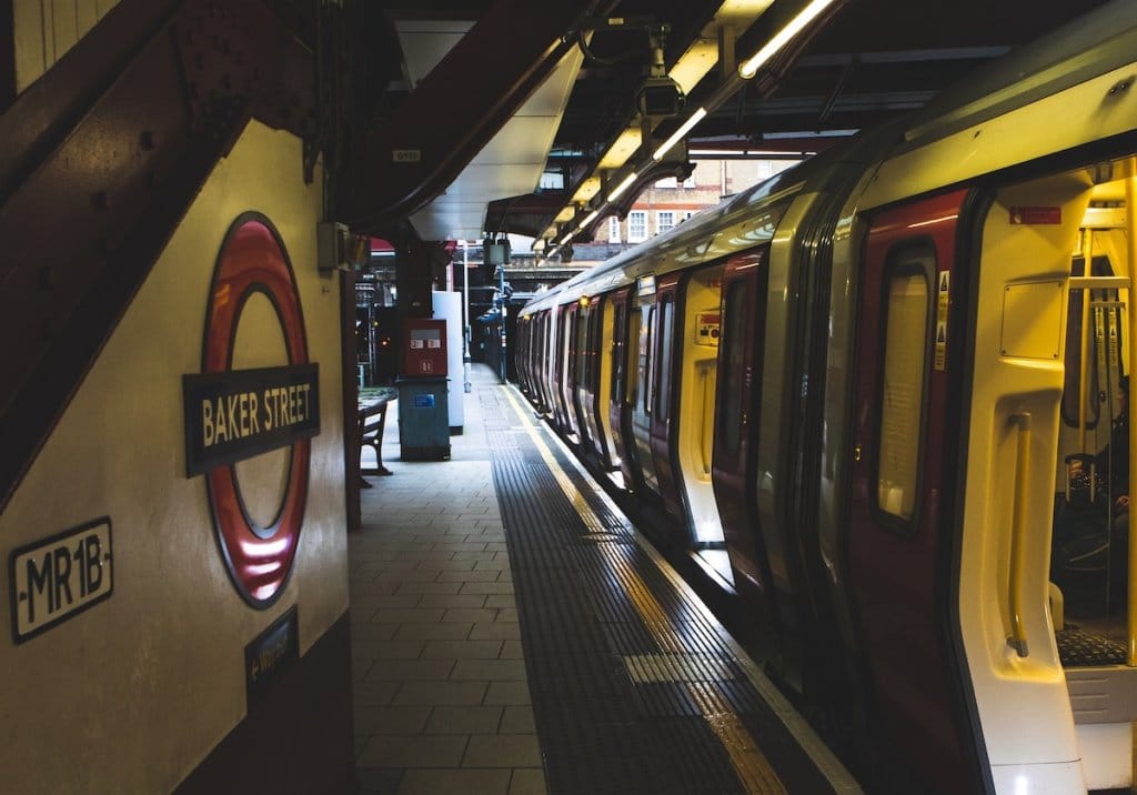 Baker Street tube station in London