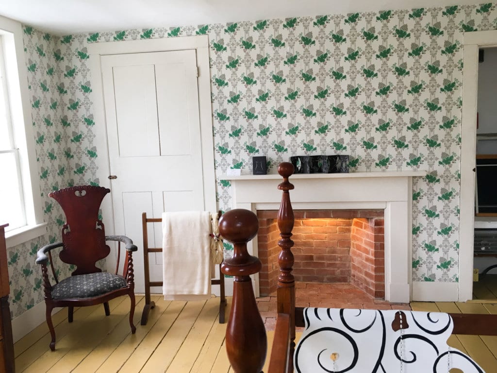 Bedroom in Elizabeth Cady Stanton's home.