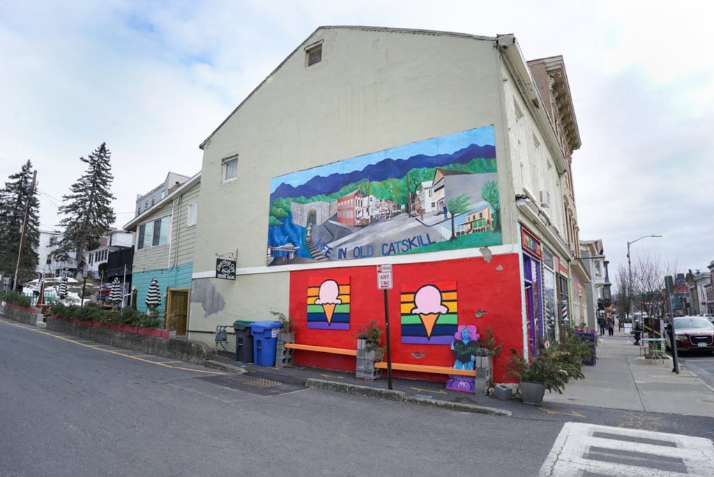 Main Street in Catskill NY by Nancy De Flon