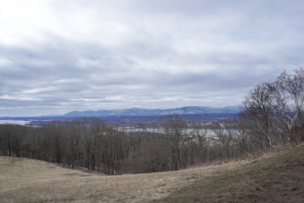 View of the Hudson River from Olana.