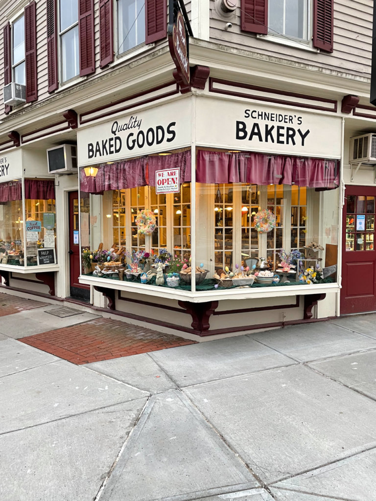 Exterior of Schneider's Bakery in Cooperstown, NY.