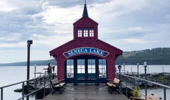 Watkins Glen harbor on Seneca Lake in the Finger Lakes, NY.