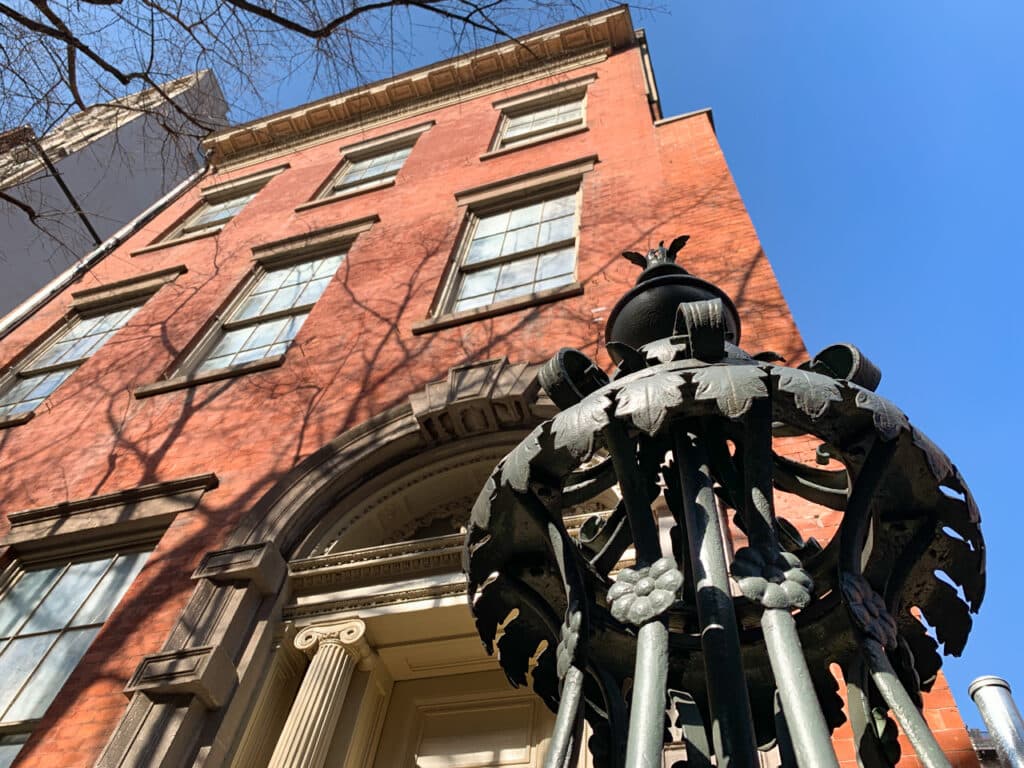 Exterior of Merchant's House Museum in New York City.