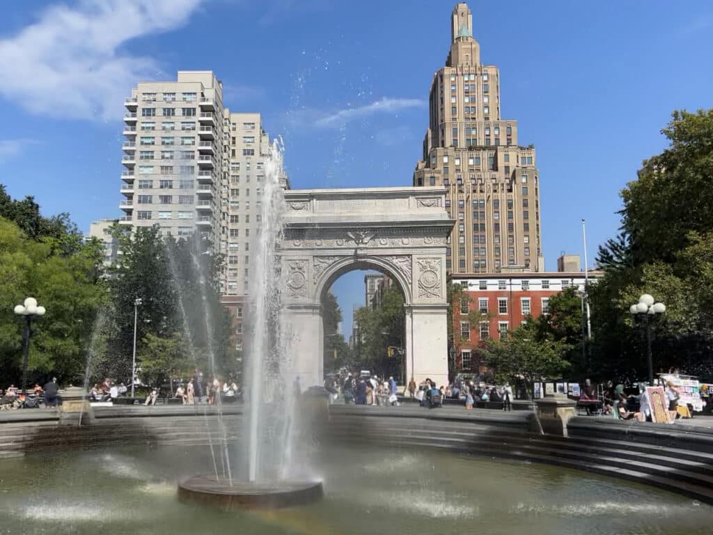 Washington Square Park in New York City.