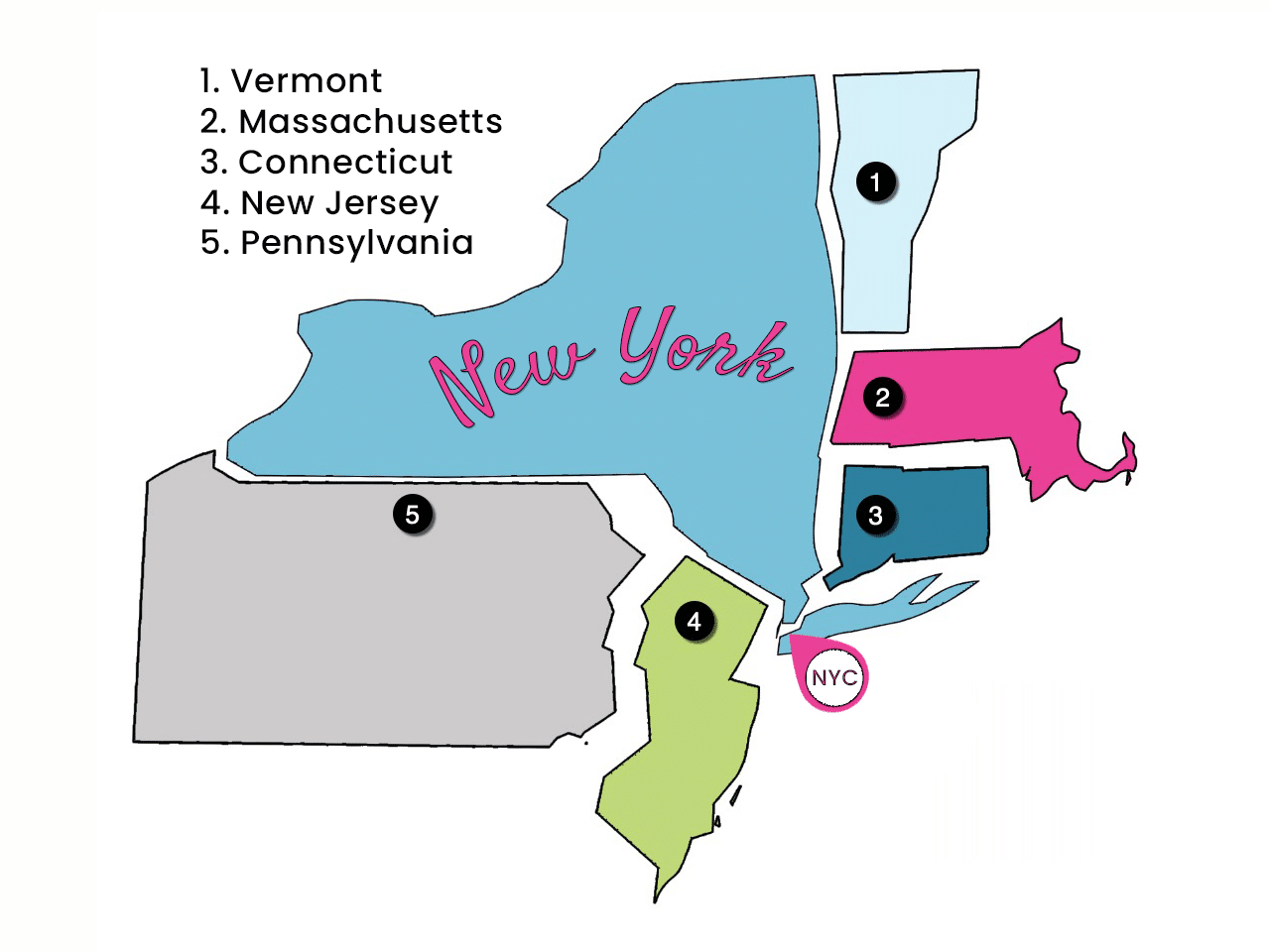 cities near new york usa