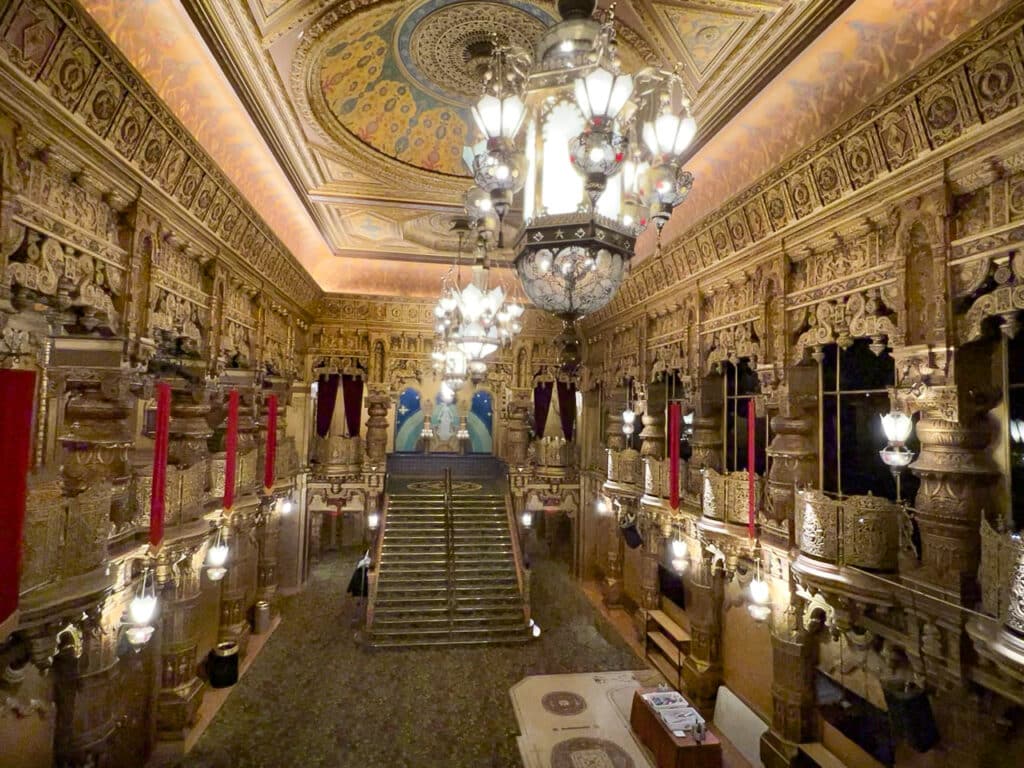 The lobby of United Palace theater in New York City.